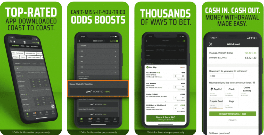 Features of Draftkings App