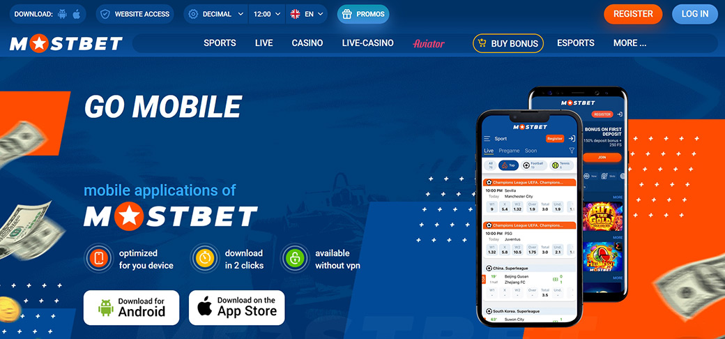 mostbet betting app